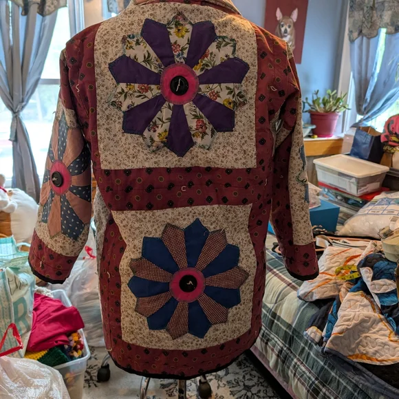 Patchwork Quilted Jacket - Picture 2 of 4